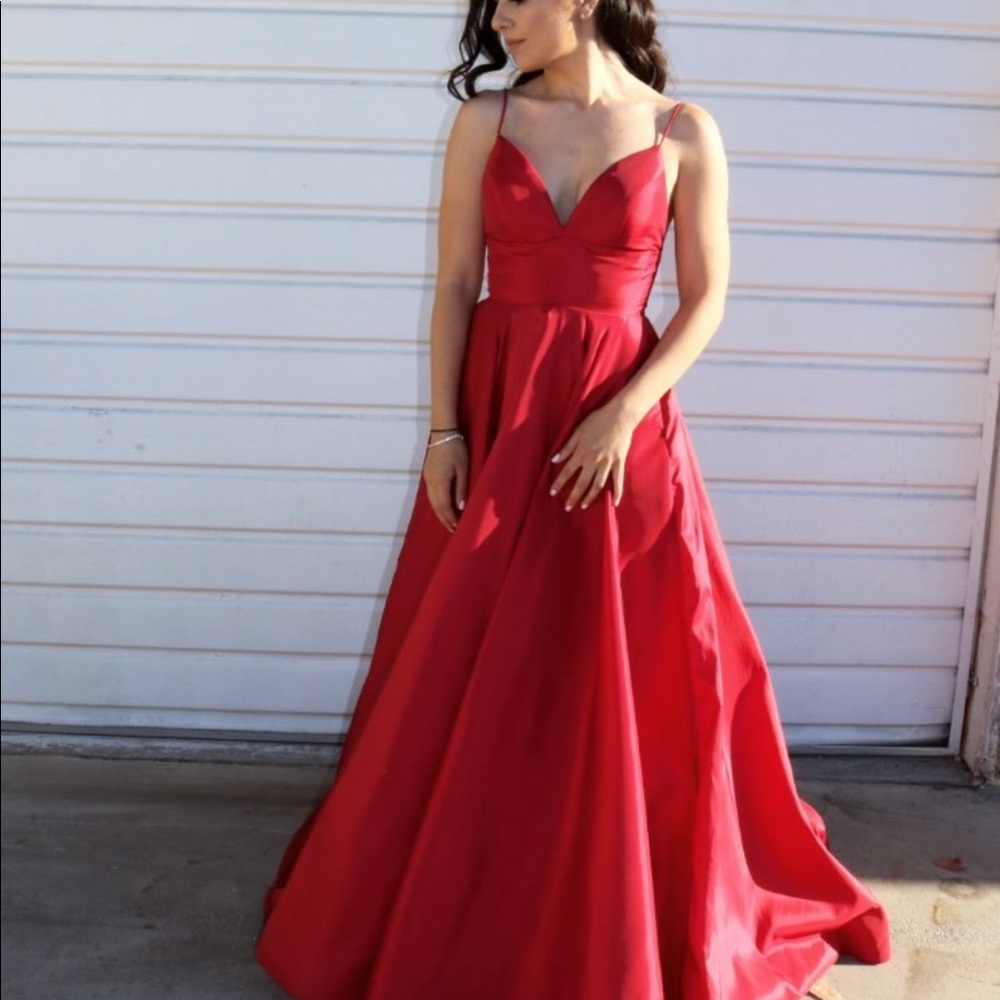 Sherri Hill Red Gown
